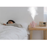 TD® Mini humidificateur de bureau LED veilleuse maison chambre créative nouveau chargement de cactus