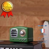 TD® Mini Haut-Parleur Bluetooth V4.1 Vintage Enceinte Acoustique Hifi Stéréo Portable Sans Fil - Vert