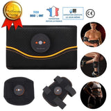 TD® Electrostimulateur musculaire Ceinture abdominale chargement USB Appareil minceur bras et jambes Fitness entraînement