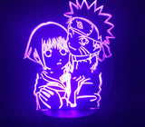 TD® Filles 3d lampe Uzumaki Naruto et Hinata Hyuga couleur changeante veilleuse pour la maison &eacute;tude chambre d&eacute;cor USB