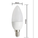 TD® Ampoule LED Blanc Chaud/ Ampoule Bougie E14 Lampe Lumière 3W  LED/ Abat-jour brouillard blanc/ Modèle L 3790