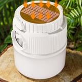 TD® Lumière solaire extérieure Camping Light Super Bright Super Long Battery Life Emergency Atmosphere Light