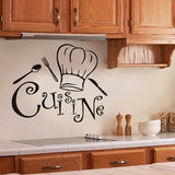 Autocollant mural décoratif modèle cuisine décoration intérieur restaurant cuisine maison amovible écologique accessoire déco