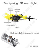 TD® hélicoptère télécommandé jouet radiocommandé drone induction infrarouge fantastique volant LED boule eclairage detection USB rou