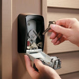 TD® Mural clé de sécurité de boîte de rangement serrure à combinaison de 4 chiffres fixation de porte sécurité des serrures clés