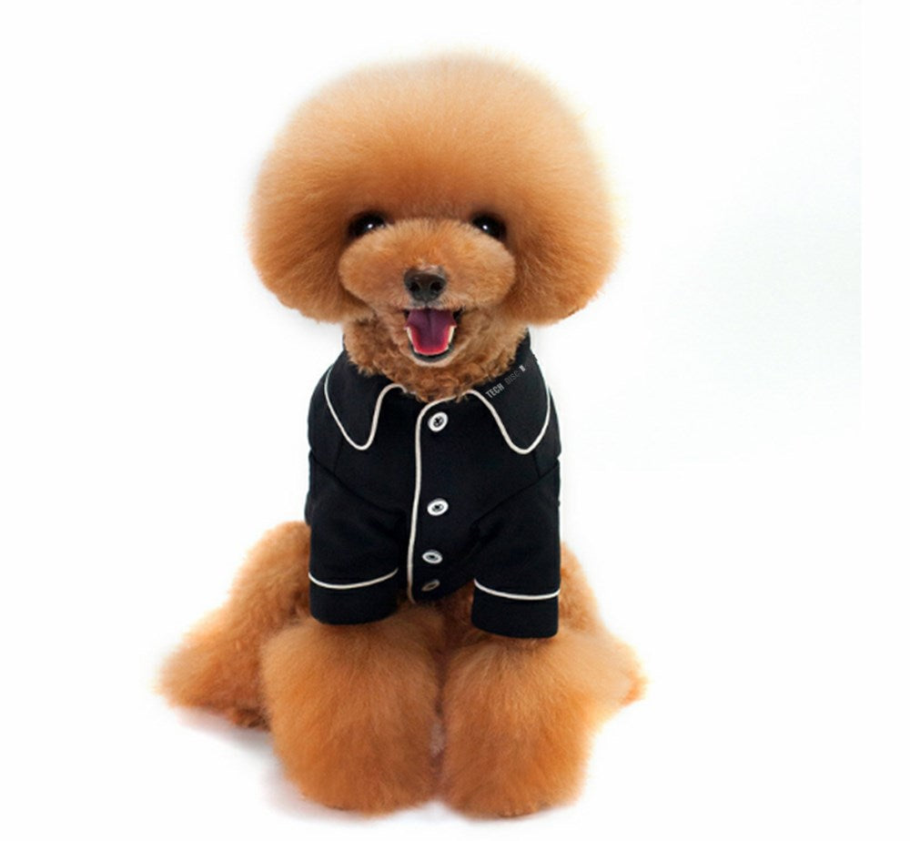 TD® vêtements chauds pour chiens de compagnie veste épaisse manteau design rétro nouveau chiot tenue confortable hiver petits et gra