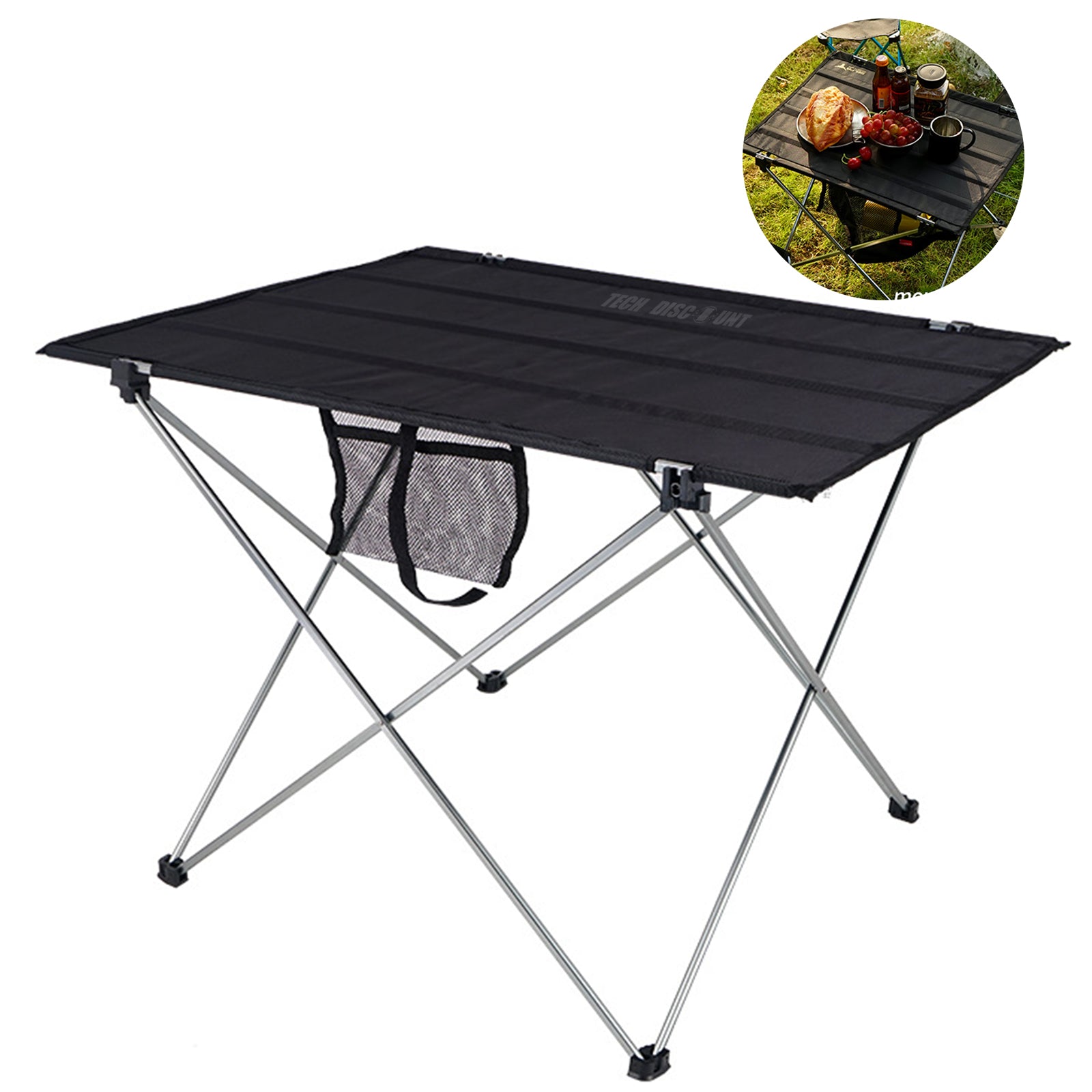 Table à bagages en aluminium table de camping pliante pliante en