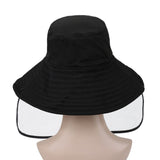 TD® Chapeau de pêcheur amovible avec écran facial chapeau de protection chapeau de protection solaire d'été