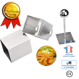 TD® Moule à gâteau Tofu en acier inoxydable moule de tofu râpé créatif cuisine outils argent Ustensiles de cuisine