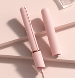 TD® Mini fer à friser en céramique tirant les cheveux féminins ne blesse pas les cheveux lisseur à cheveux à double usage sec et hum
