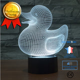 TD® Veilleuse 3D Led Veilleuse Nouveauté Visuel Usb Lampara Lampe De Table Bébé Créateur Luminaire De Couchage Luminaire Mignon Anim