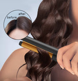TD® Fer à friser hommes et femmes rouleau laine universel tourmaline céramique ne fait pas mal aux cheveux LCD affichage numérique p