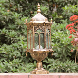 INN® Applique luminaire Vintage rétro en aluminium etanche extérieur jardin terrasse eclairage (sans ampoule) Trompette en bronze