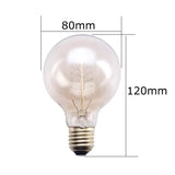 TD® Ampoule E27 Edison Incandescent 40W 220V G80 Retro Ampoule rétro couleur douce