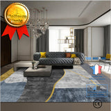 TD® Tapis de table basse de salon nordique de luxe léger tapis de chevet de chambre à coucher simples et modernes
