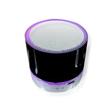 TD® Enceinte bluetooth sans fil connectée, Haut-parleur compact portable, Amplificateur avec USB, carte TF et lumière LED