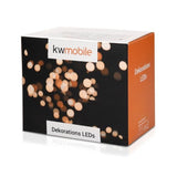 TD® LED 10m - Fil de cuivre avec télécommande 8 modes éclairage réglable - 100 LEDs multicolore intérieur e