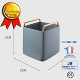 TD® Porte-stylo boîte de rangement en cuir style nordique simple maison salon pièce télécommande sac de rangement bureau porte-stylo