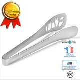 Clip de barbecue creux 7 pouces d'épaisseur pleine 304 pince alimentaire en acier inoxydable anti-brûlure outil de steak clip