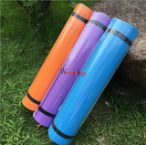 TD® Tapis De Yoga Antidérapant Bicolore Tpe De 6 Mm Tapis De Sport Tapis De Gymnastique De Fitness À La Maison Sans Goût 183X61Cm Bl