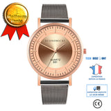 TD® Quartz Montres-bracelets Casual et Business Series Mesh montre de la ceinture cadeaux hommes