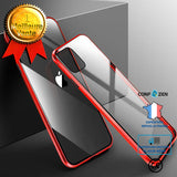 Verre à double face créatif pour coque de téléphone iPhone12-aimant -red