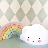 TD® Creative Cloud Night Light Décoration de la chambre des enfants Lumière Bébé Allaitement Protection des yeux 16.3 * 8.6 * 10cmLE