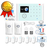 TD® Système d'alarme intelligent WIFI Alarme antivol GSM Clavier tactile sans fil Tuya APP Alarme intelligente