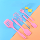 TD®  Lot de 5 Ensemble Ustensiles de cuisine alimentaire barbecue silicone BROSSE ALIMENTAIRE