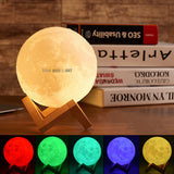 TD® Lumière lunaire Lune lumière LED intensité ajustable autonome décoration intérieur cadeaux écologique lampe de chevet design