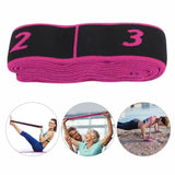 TD® Fitness Elastic Bands Resistance Belt Yoga Sling Accessoire d'exercice pour la formation (rose)-90x4cm
