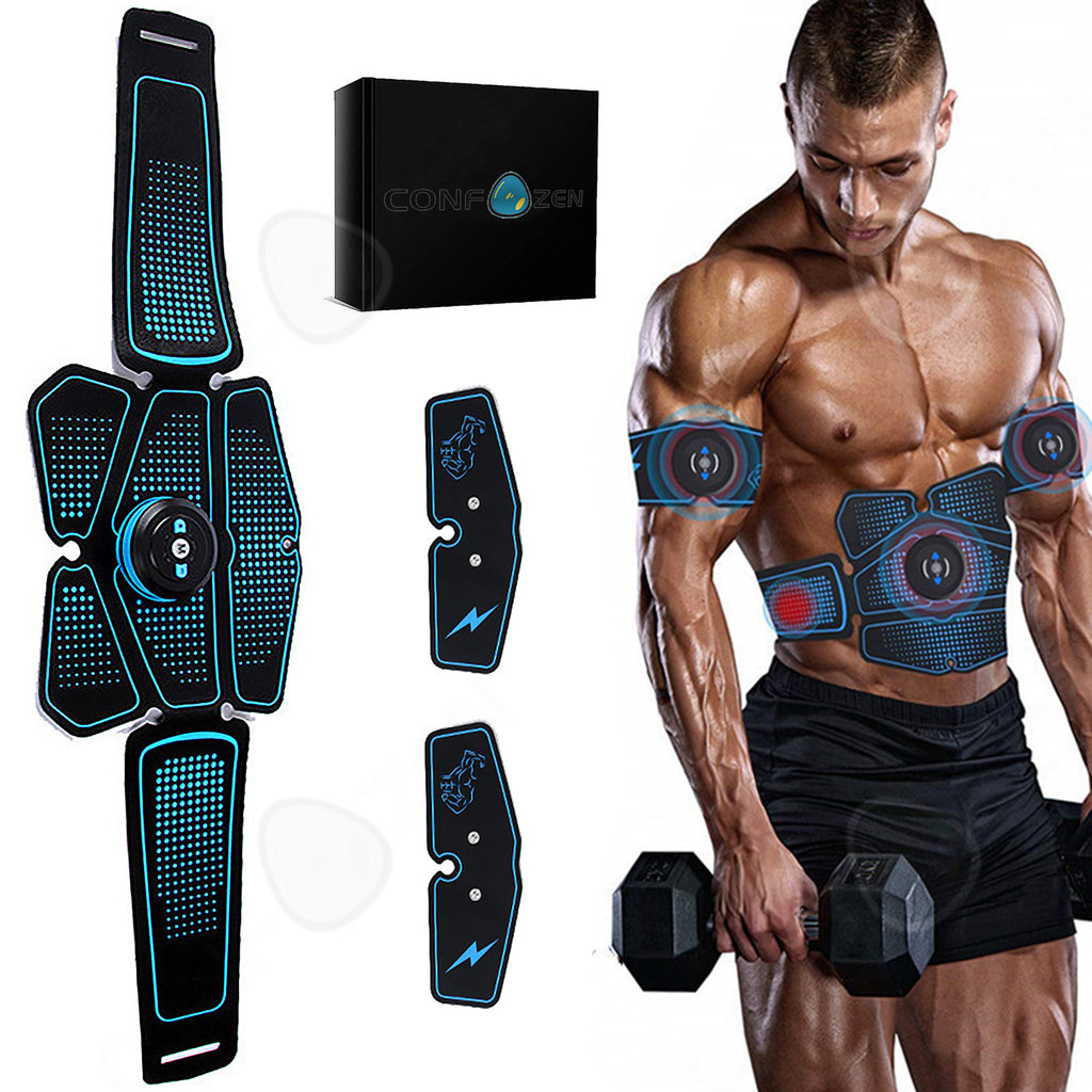 ceinture abdominale électrostimulation appareils musculaires bras biceps accessoires électrodes sport exercics fitness entraî