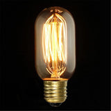 TD® Ampoule Lumière Lampe Edison Filament Carbone 60W Incandescente Vintage Style 220V