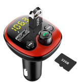 TD® Voiture Bluetooth MP3 sans perte de qualité sonore Chargeur de voiture multifonction mains libres émetteur169