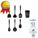 1 ensemble - 6 pièces ustensiles de cuisine en Silicone de pratiques durables outils de cuisson pour  cuisine