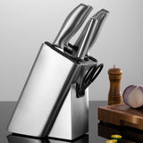 TD® Étagère à couteaux en acier inoxydable Insert de couteau de cuisine Étagère à couteaux de cuisine Porte-couteau épaissi créatif