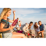 TD® Haut-parleur Bluetooth Portable Mini Wireless Speaker Lecteur de musique son，Haut-parleur Bluetooth extérieur，Couleur: rouge