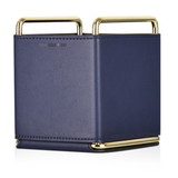 TD® Porte-stylo boîte rangement bureau cuir télécommande bureau en cuir seau de brosse cosmétique seau rangement d'ornements nordiqu