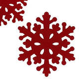 TD® 4 Pièces de Déco en Flocon de Neige/Déco de table/ Set de table de Noël/ Décor de vacances/ Napperon