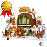 TD® MINI3.6 DZ6025 maison de pain d'épice de noël blocs de construction jouets assemblés pour enfants cadeau de noël