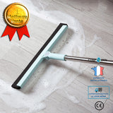 Vadrouille grattoir rotatif nettoyage ménage nettoyage des vitres essuyage salle de bain brosse de sol en acier inoxydable