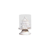 TD® Ornements de Noël style ins nordique rétro bougeoir de Noël en fer forgé creux de Noël bougeoir ornements
