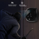 TD® La caméra de surveillance antivol de sonnette vidéo intelligente détecte et capture les yeux de chat électroniques domestiques