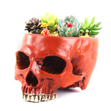 Pots de fleurs Décorations de vacances à la maison Crânes d'Halloween Pots de fleurs pastoraux Accessoires de scène film Ameu