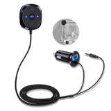 TD® Transmetteur audio bluetooth allume cigare écouteurs téléphone voiture usb mains libres récepteur MP3 haute compatibilité stéréo