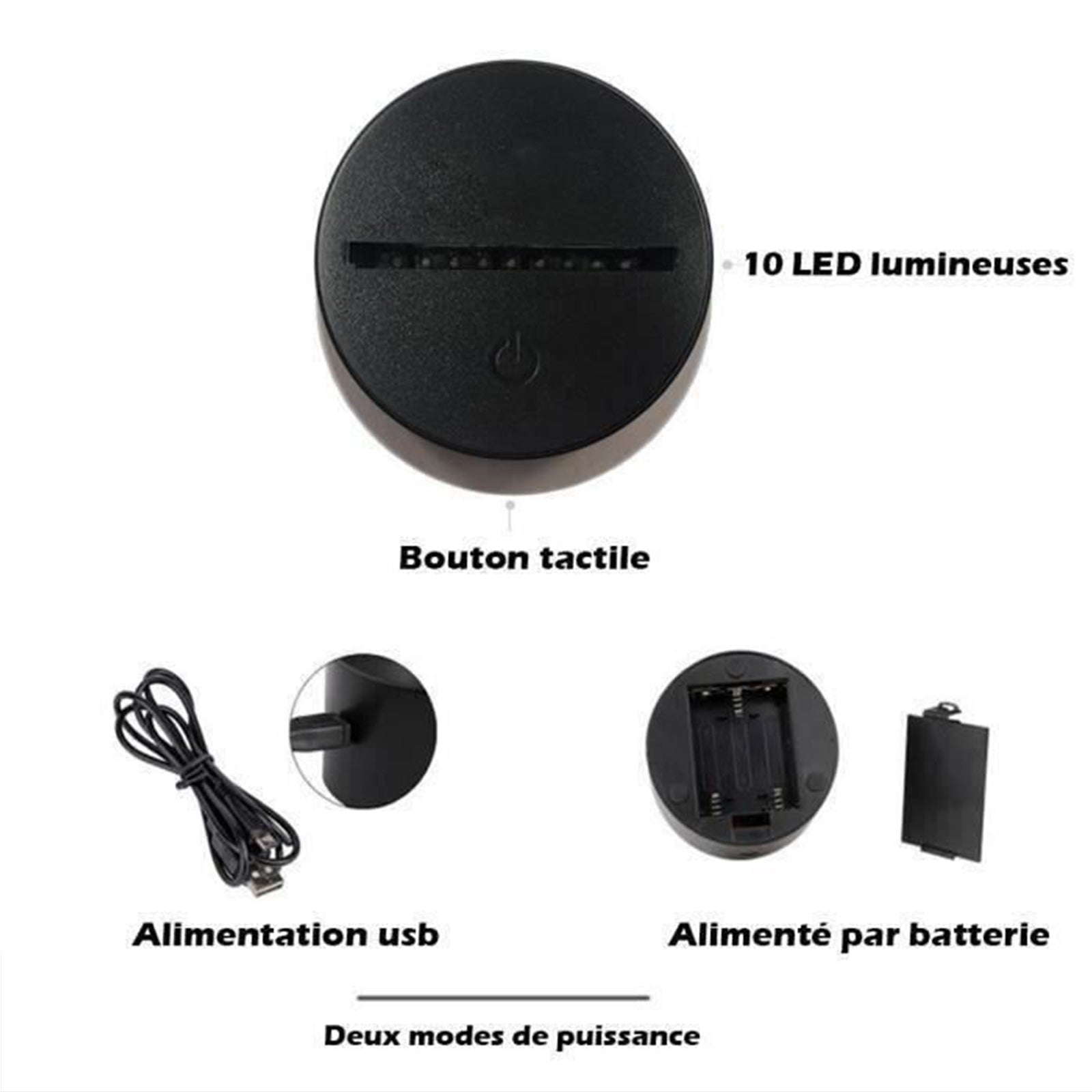 TD® Lampe 3D LED Forme de Moto et Homme/7 Changement couleur Interrupteur Tactile LED Veilleuse Acrylique Décoration Veilleuse Cadea