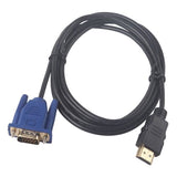 TD® Câble de conversion Câble HDMI vers VGA - câble audio - vidéo - HDMI - VGA - Connectique informatique - accessoire multimédia