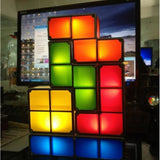 Lampe décorative d'intérieur design tetris